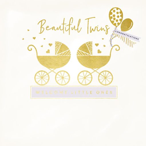 Picture of BEAUTIFUL TWINS CARD